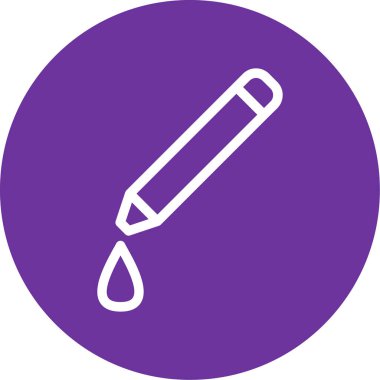 Kalem. Web simgesi basit illüstrasyon