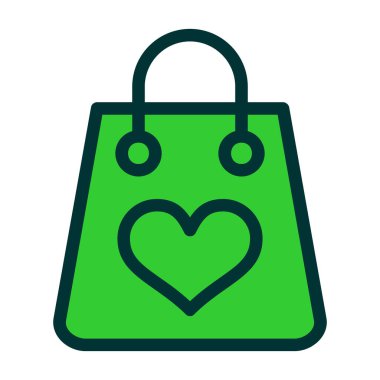 Alışveriş sepeti ikonu vektör illüstrasyonu