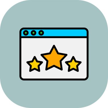 Web simgesi vektör illüstrasyonu