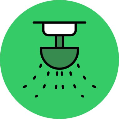 Modern b 'nin vektör illüstrasyonunda su ikonu yok