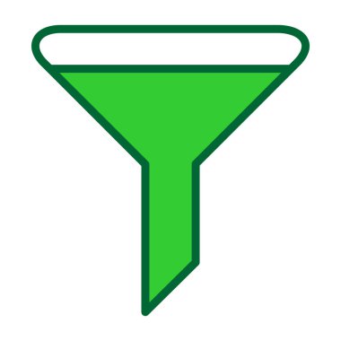 Simge vektör çizim huni