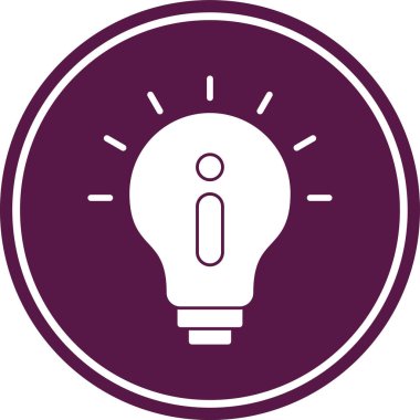 Moda tasarımı izole edilmiş arkaplanda ampul simgesi