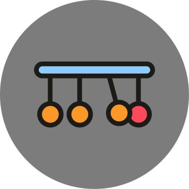 Web ve mobil renk düz simgesi.