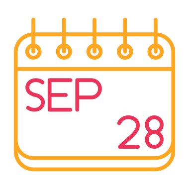 Takvim simge tasarlamak vektör