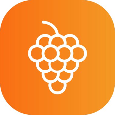 Üzüm simgesinin vektör çizimi