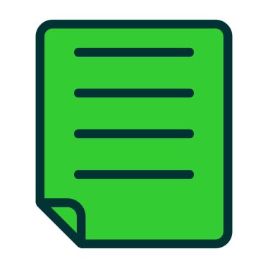 Dosya. Web simgesi basit illüstrasyon