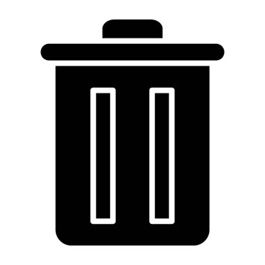 Çöp kutusu vektör simgesi