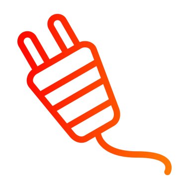 Kırmızı lastik bir broşla.