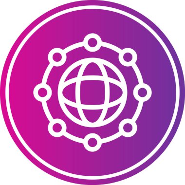 Seo simgesinin vektör illüstrasyonu