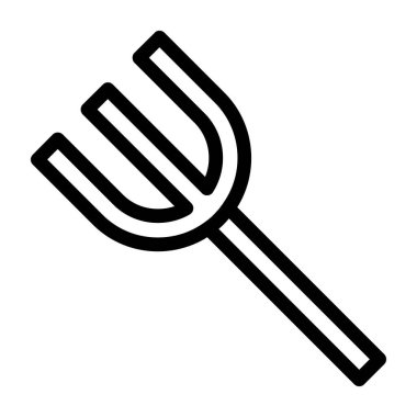 Mutfak ve yemek ikonu. vektör