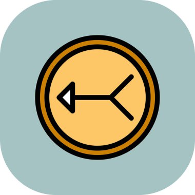 Saat simgesi, vektör illüstrasyonu