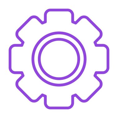 Web simgesi basit vektör illüstrasyonu ayarlanıyor