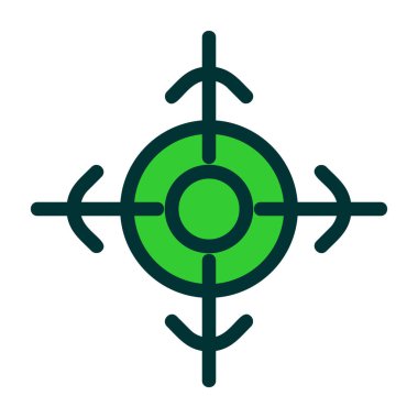 Modern bir hedefin vektör çizimi