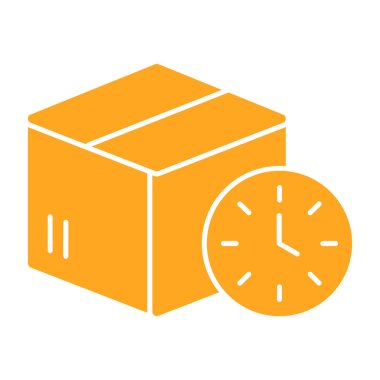 Kutu simgesi olan saat