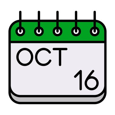 Takvim simgesi, basit tasarım