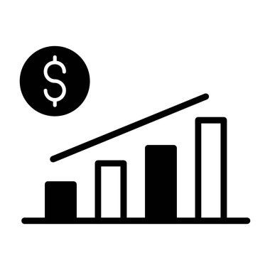 iş grafik simgesi, basit vektör illüstrasyon tasarımı