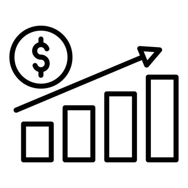 grafik vektörü ince çizgi simgesi