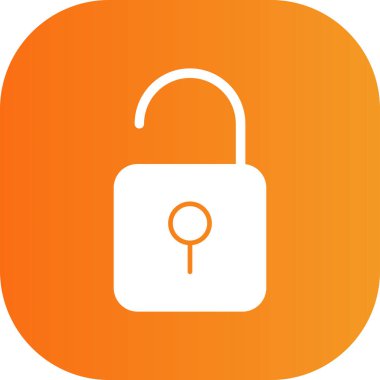 ikon vektör illüstrasyonunu kilitle