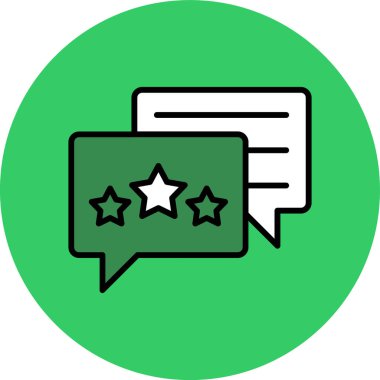 Geri besleme simgesi vektör illüstrasyonu