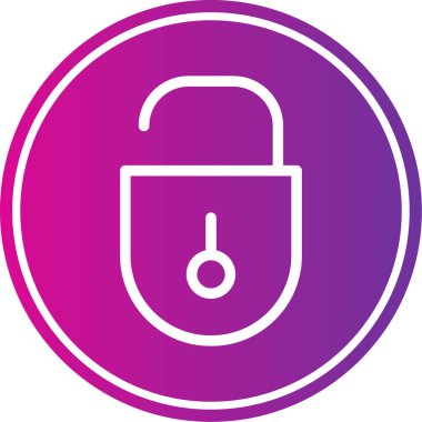 ikon vektör illüstrasyonunu kilitle