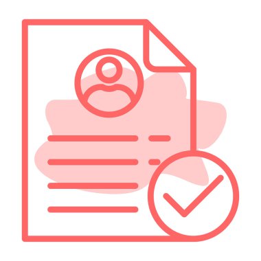 Çember içindeki işaretleme işaretinin vektör simgesi