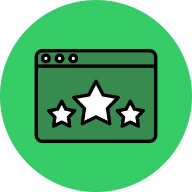 Derecelendirme simge vektör web ve mobil uygulaması tasarımı, derecelendirme logo kavramı için izole üzerinde beyaz arka plan