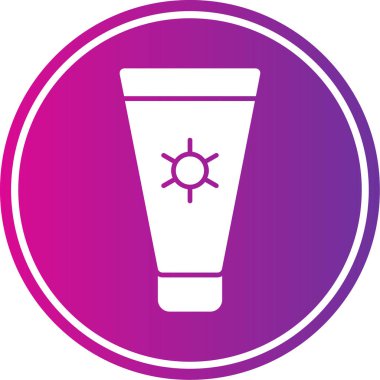 Güneş simgesinin vektör illüstrasyonu