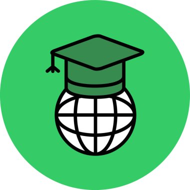 vektör eğitim simgesi, vektör illüstrasyonu