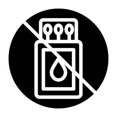 Bir benzin istasyonunun vektör illüstrasyonu