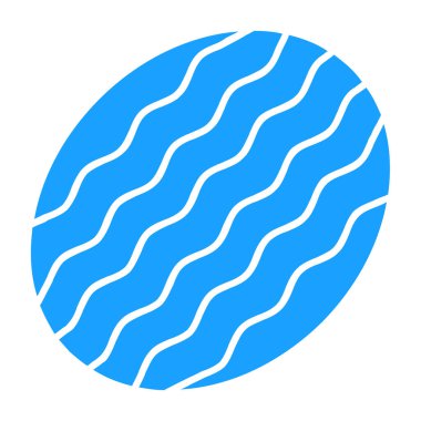 yüzme ikonu vektör illüstrasyonu