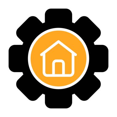 ev ikonu vektör illüstrasyon tasarımı içeren ev donanımı