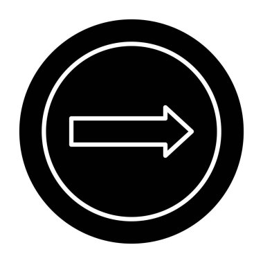 Eğilim biçimi izole edilmiş arkaplanda ok simgesi