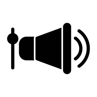 Ses Web simgesi, vektör çizim