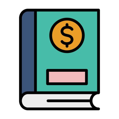 Kitap. Web simgesi basit tasarım