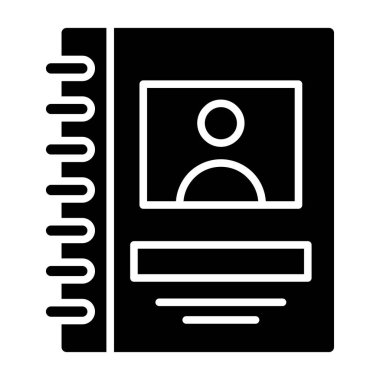 kitap simgesi vektör illüstrasyonu