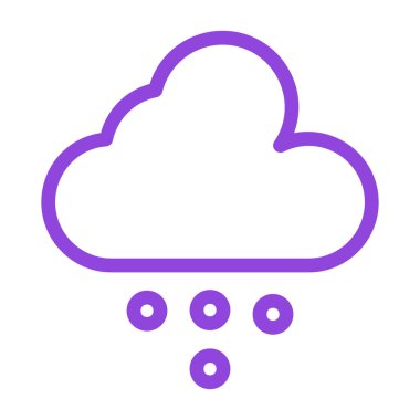 bulut web simgesi, basit illüstrasyon