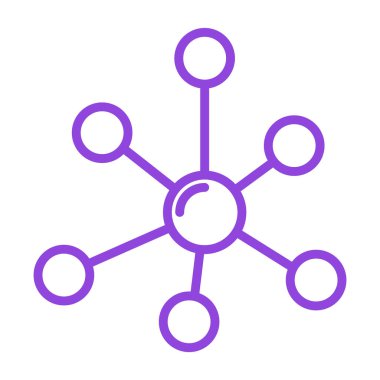 ağ paylaşım simgesi çizimi