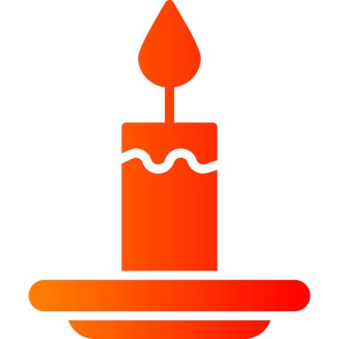 Mum simgesi vektör illüstrasyonu