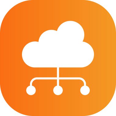 Bulut Teknolojisi. Vektör illüstrasyonu