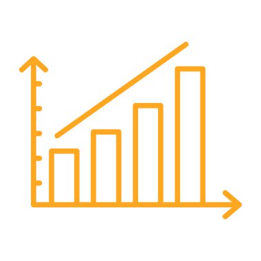 bar grafik vektör simgesi. Bar çizelgesi simgesi. grafik sembolü. grafik çizelgesi ve