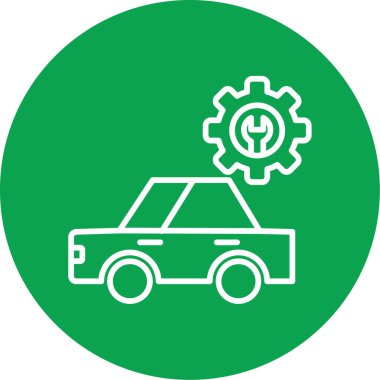 Modern otomatik simgenin vektör illüstrasyonu