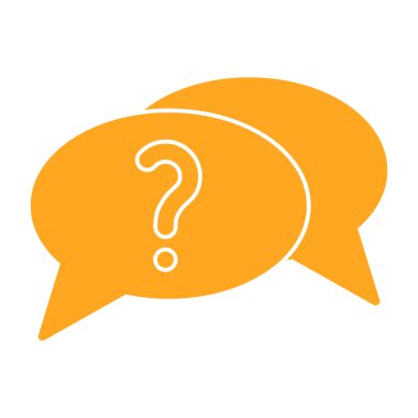 Konuşma baloncukları simgesi, vektör illüstrasyonu