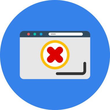 Düz simge, vektör, illüstrasyon kaldır