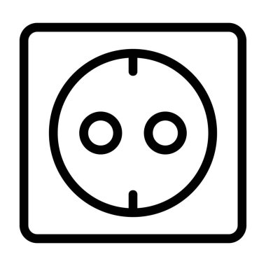 güç hattı vektör simgesi