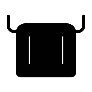 Askı simgesi şablon tasarımının illüstrasyon vektörü grafiği