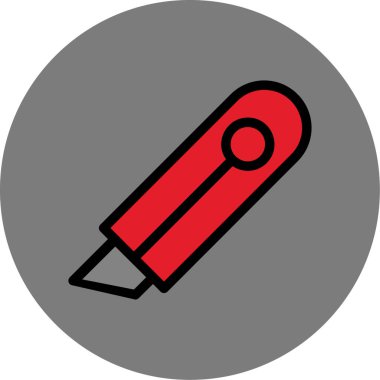 Kalem. Web simgesi basit illüstrasyon