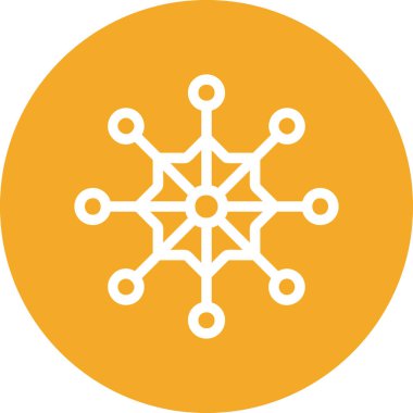 vektör içinde vektör noel ağacı simgesi