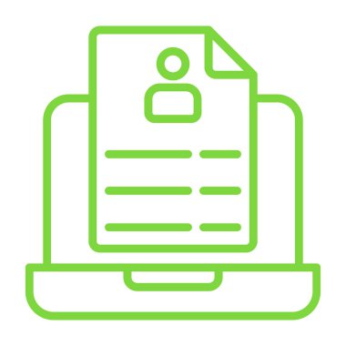 Belge. Web simgesi basit tasarım