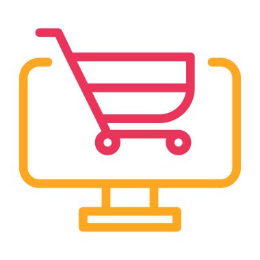 İnternetten alışveriş. Basit tasarım