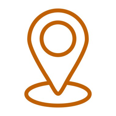 harita konumu simgesi. vektör çizim